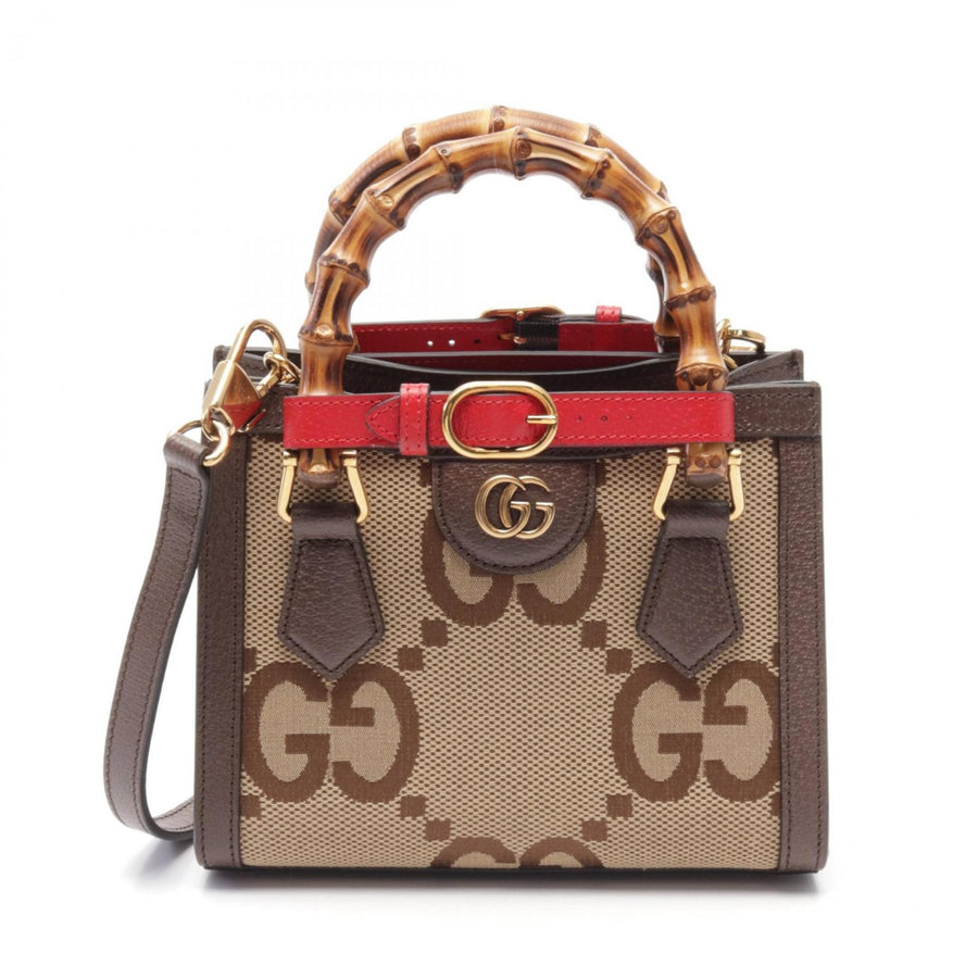Gucci Mini GG Canvas Top Handle Bag