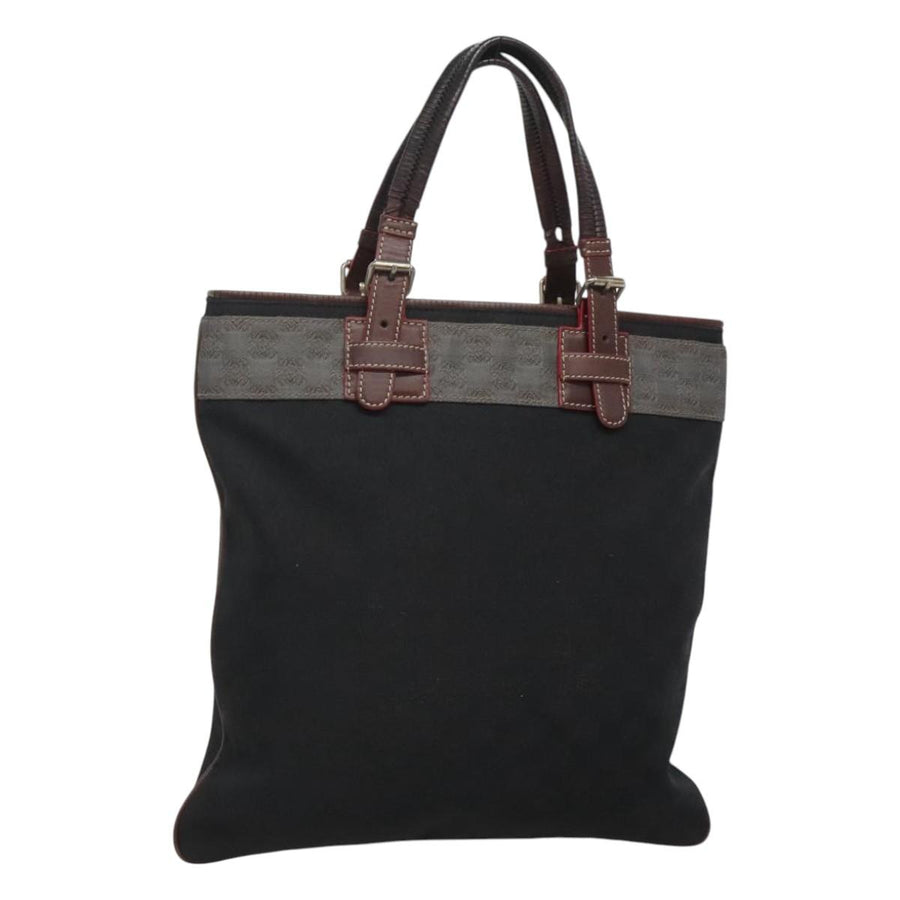 Loewe Canvas Tote Bag with Leather Trim