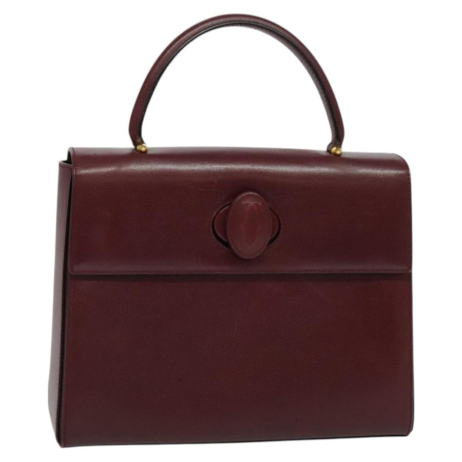 Cartier Top Handle Leather Handbag