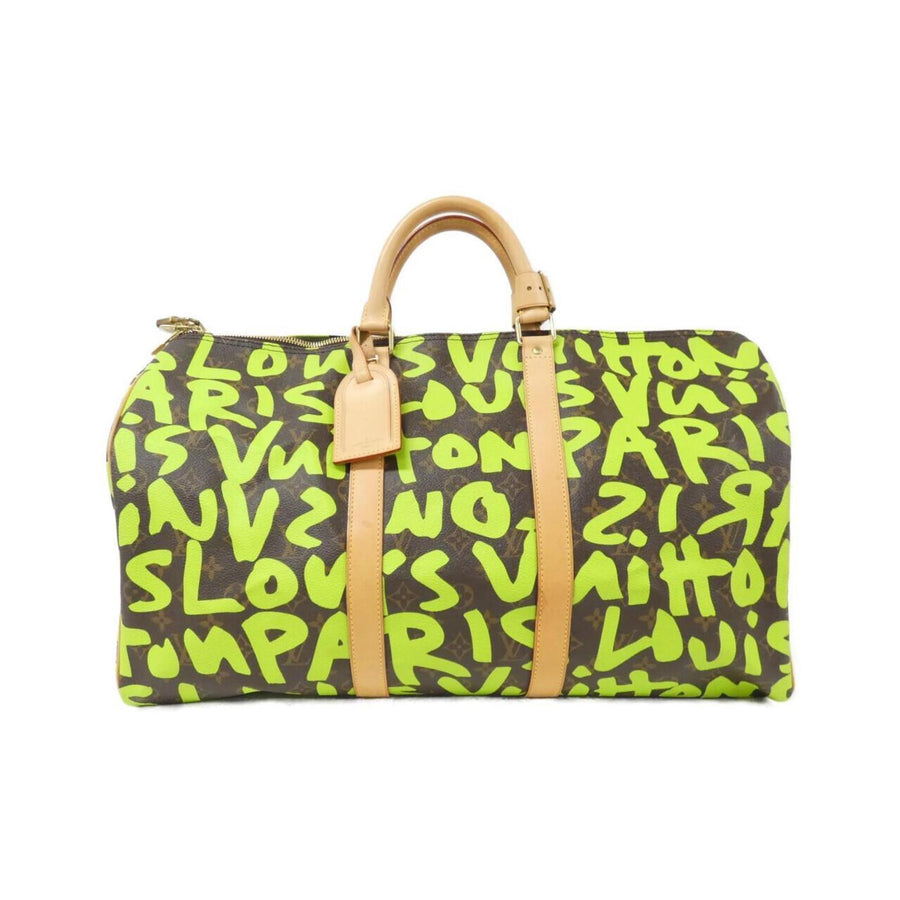 Louis Vuitton Keepall Bandana Graffiti Print Duffel