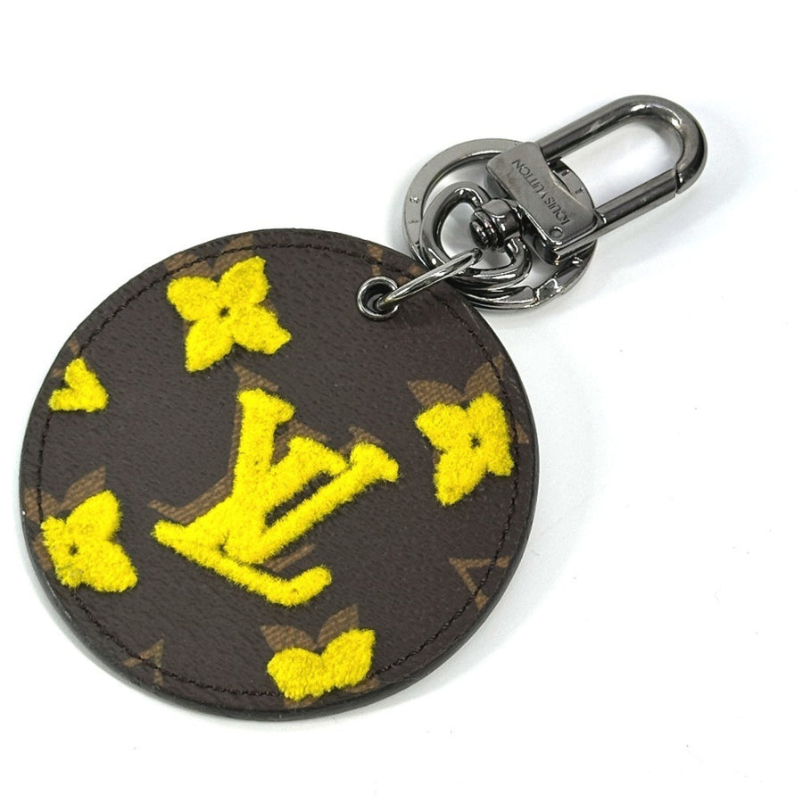 Louis Vuitton Round Keychain Monogram Embroidered