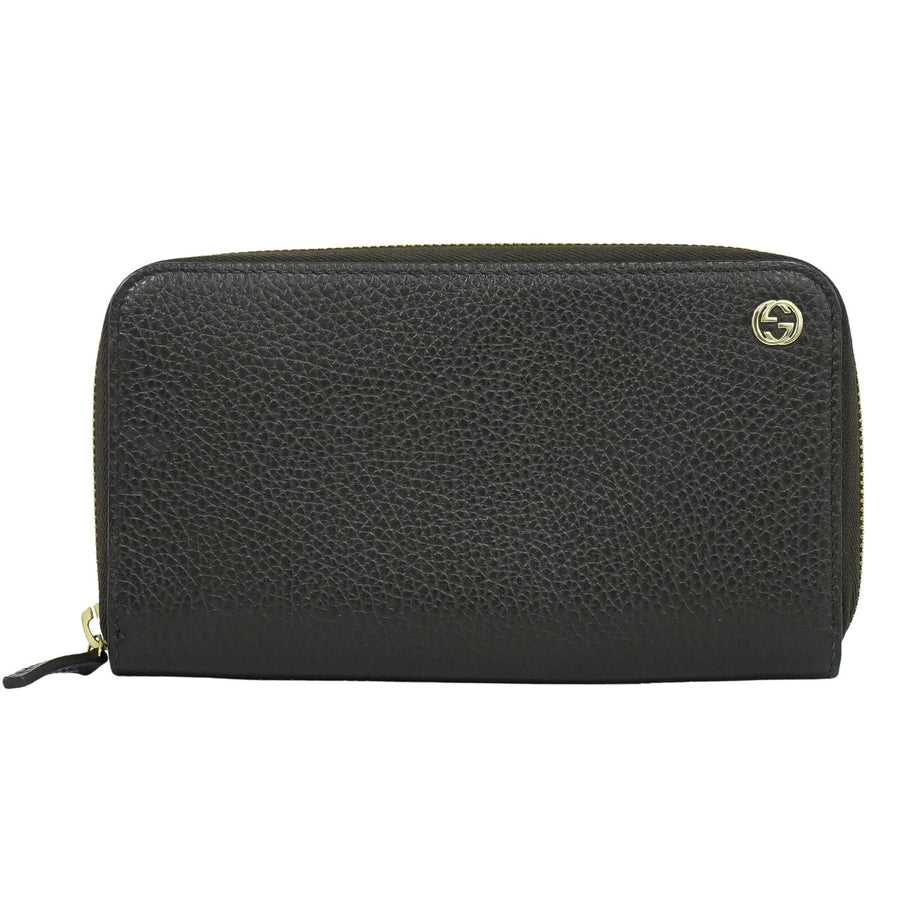 Gucci Zip Around Leather Wallet