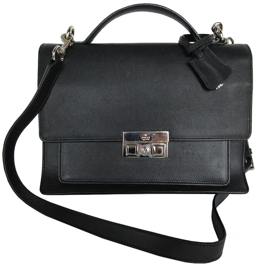 Gucci Structured Satchel Handbag