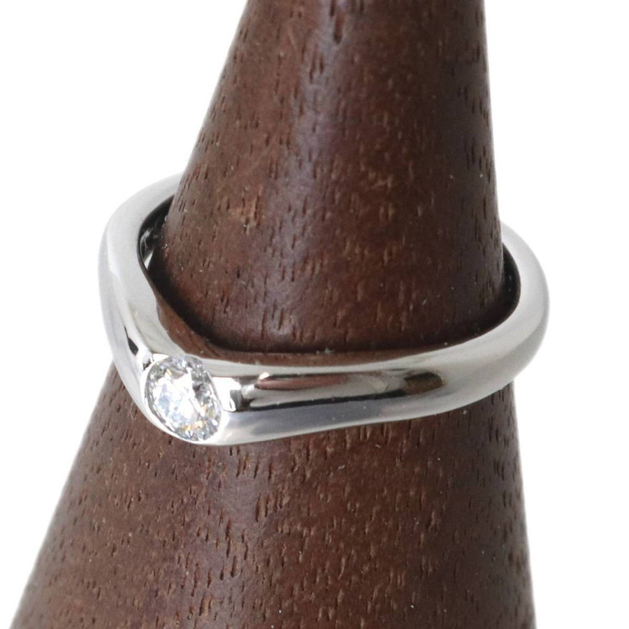 Tiffany & Co. Solitaire Diamond Ring Platinum