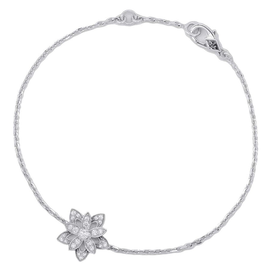 Van Cleef & Arpels Lotus Flower Diamond Bracelet
