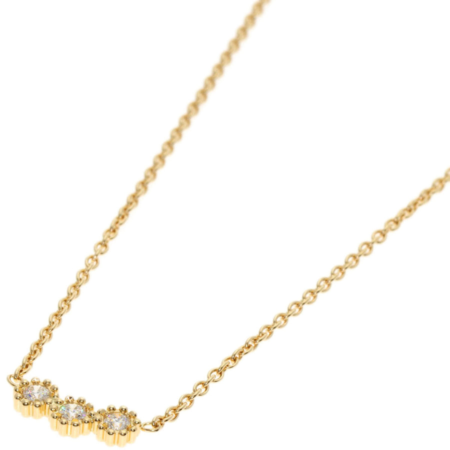 Dior ThreeStone Cubic Zirconia Necklace