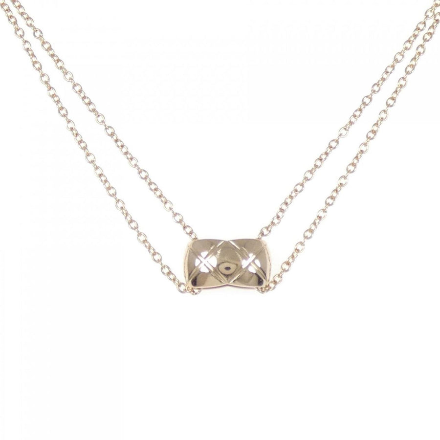 Chanel Quilted Pendant Necklace