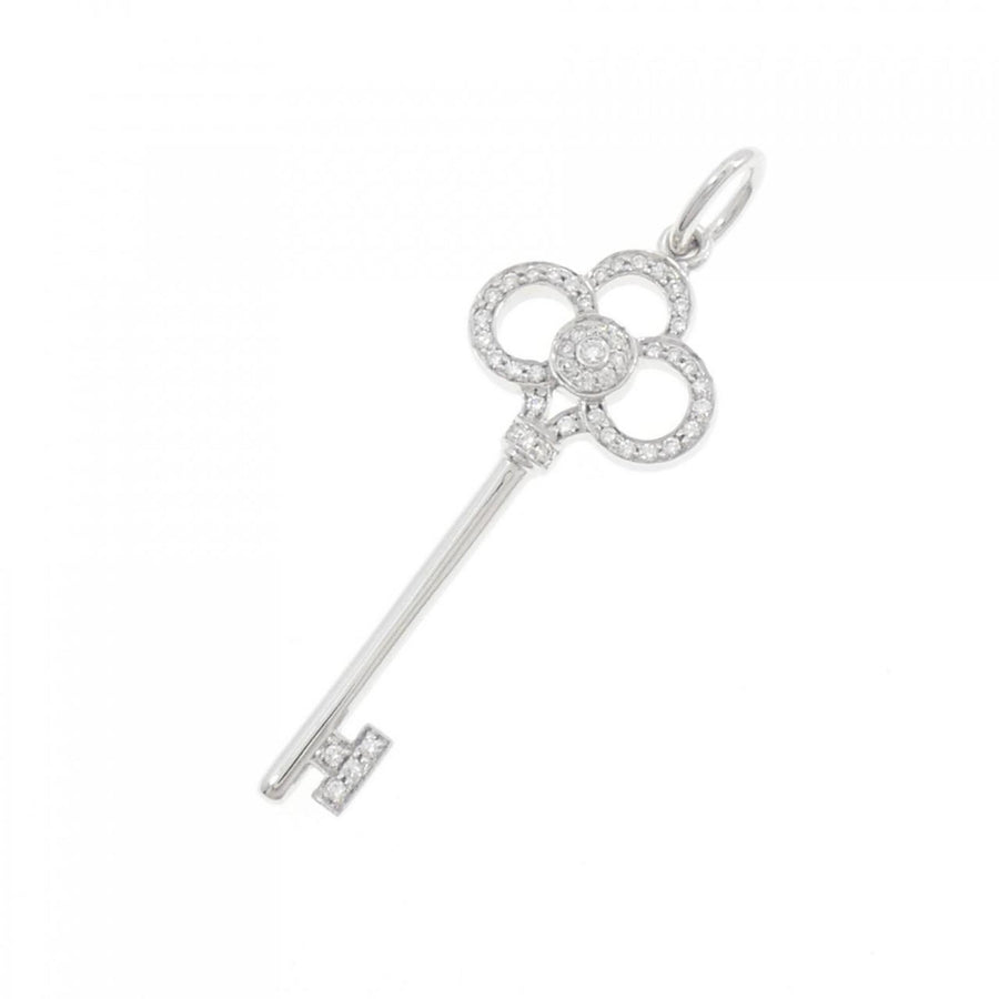 Tiffany & Co. Key Pendant Diamond Accent