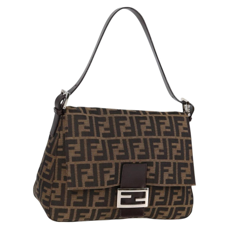 Fendi Baguette FF Zucca Shoulder Bag