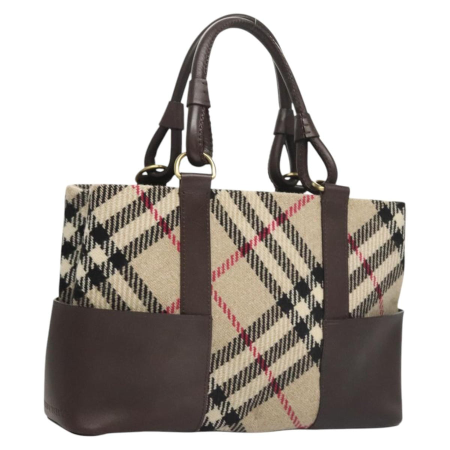 Burberry Tote Bag Leather Accents