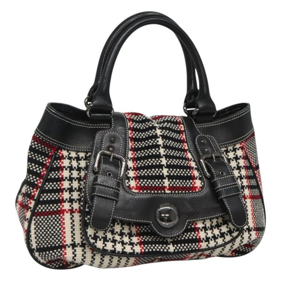Burberry Tote Bag Checkered Pattern