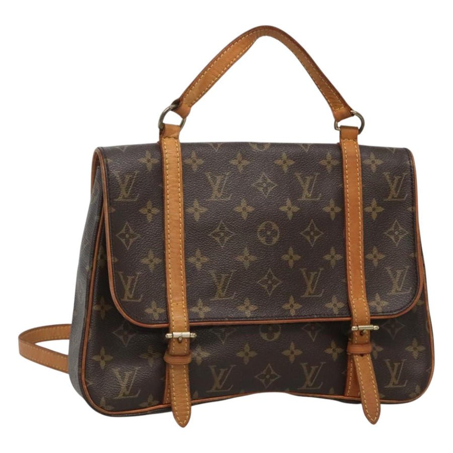 Louis Vuitton Pochette Clemence Monogram Canvas Handbag