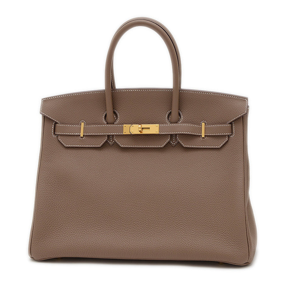 Hermes Birkin 35 Handbag Leather