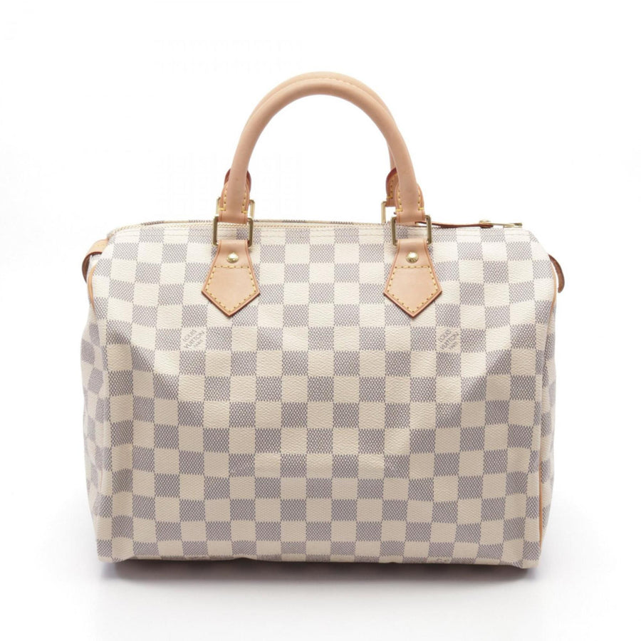 Louis Vuitton Speedy Bandouliere 25 Damier Azur Handbag