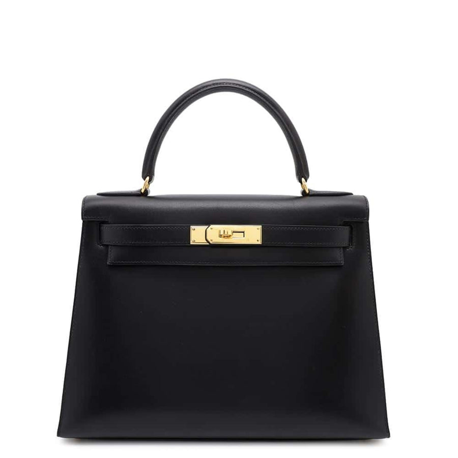 Hermes Kelly 28 Leather Handbag