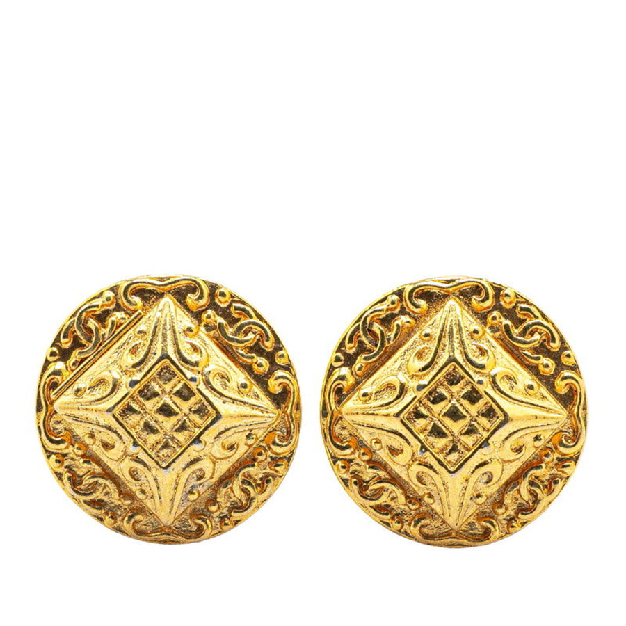 Chanel Vintage Earrings Intricate Design