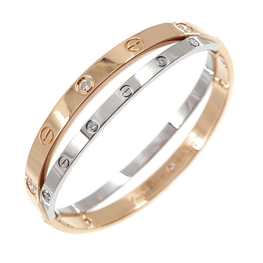 Cartier Love Double Bracelet with Diamonds