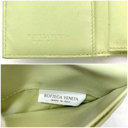 Bottega Veneta Yellow Leather Intrecciato
