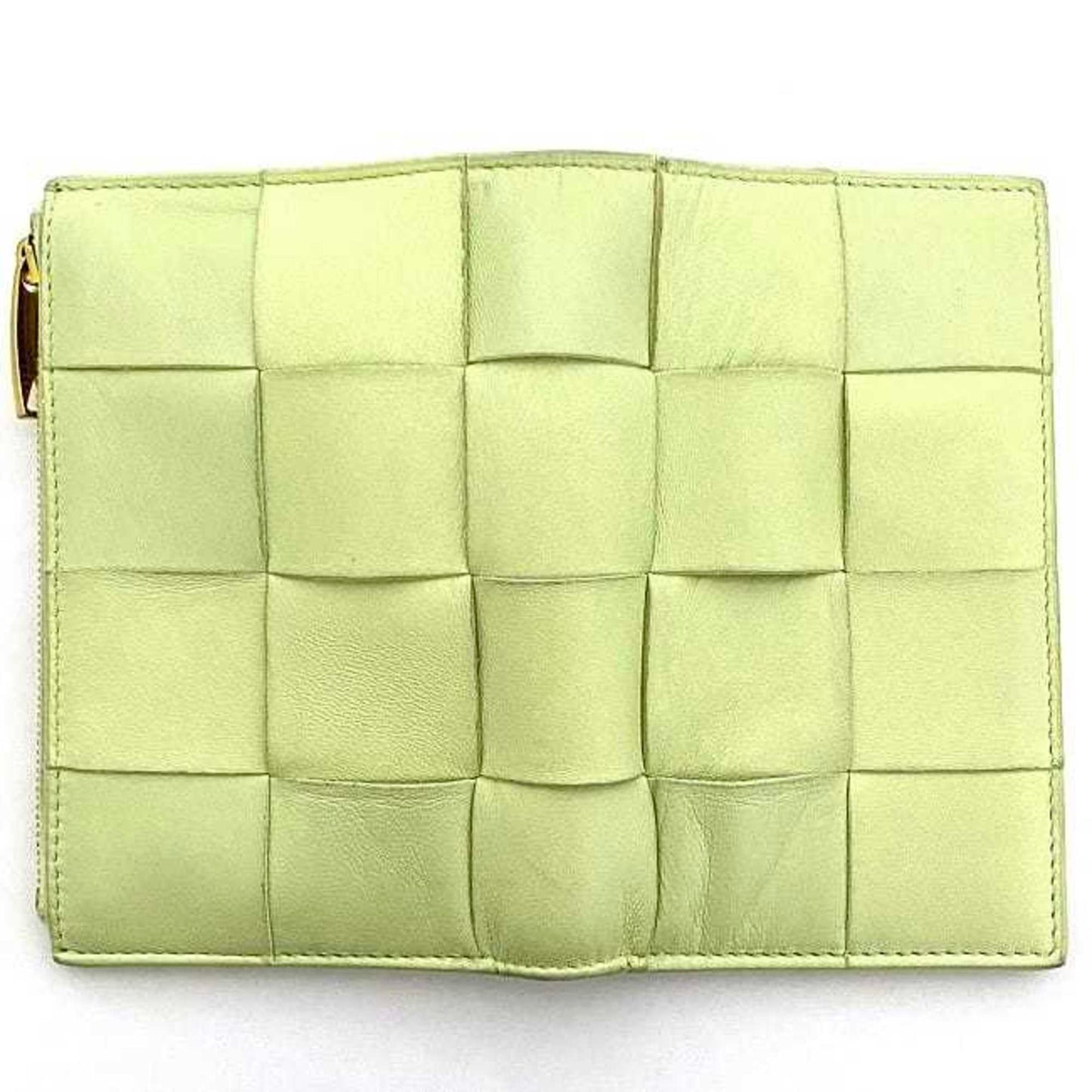 Bottega Veneta Yellow Leather Intrecciato