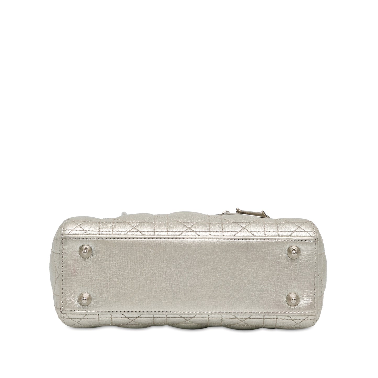 Dior Small Metallic Grained Calfskin Cannage My Abcdior Lady Dior
