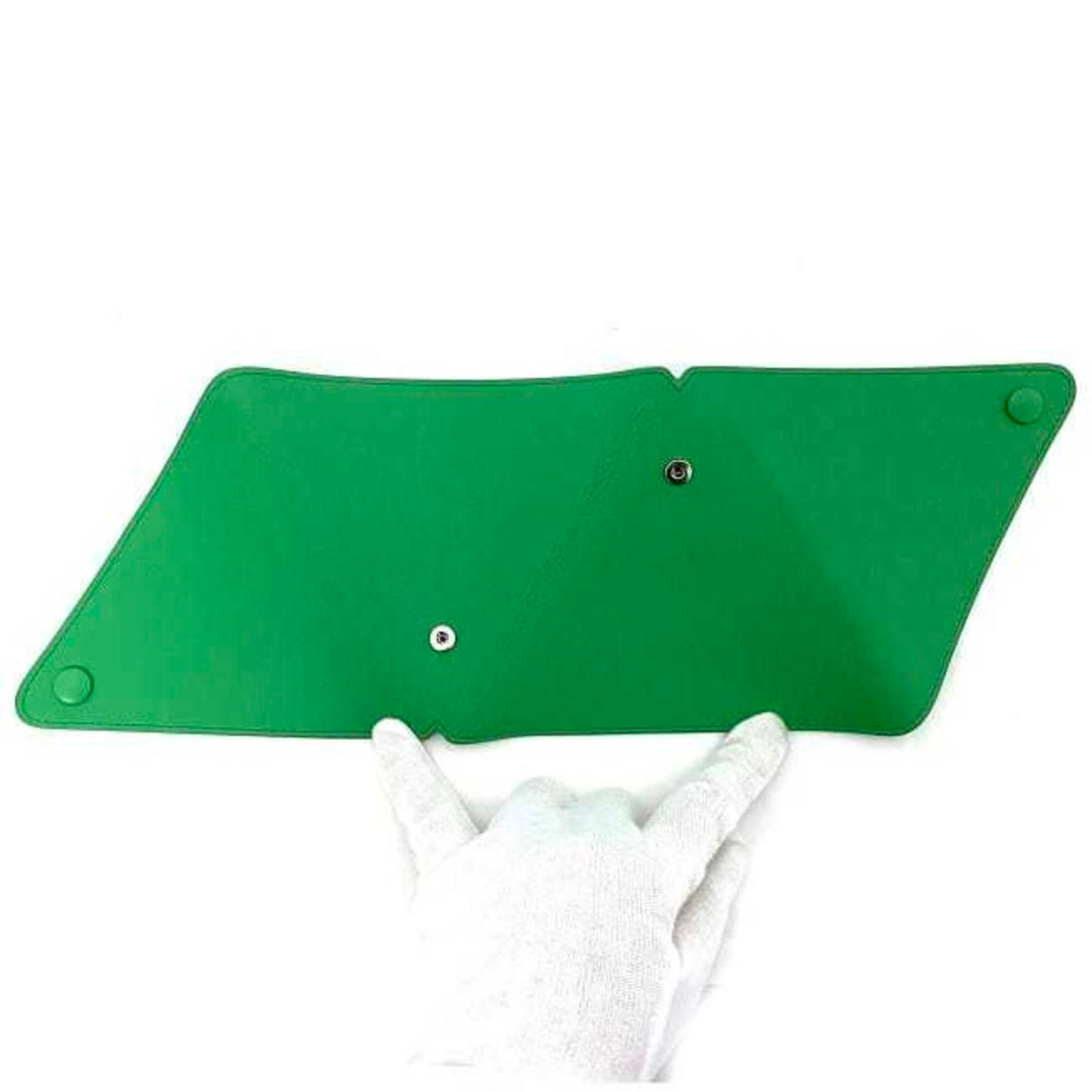 Bottega Veneta Green Leather Clutch