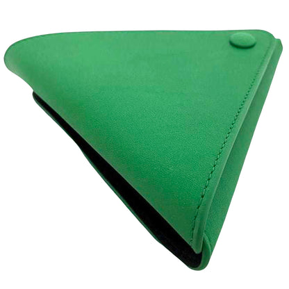Bottega Veneta Green Leather Clutch