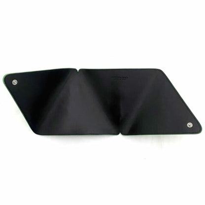 Bottega Veneta Green Leather Clutch