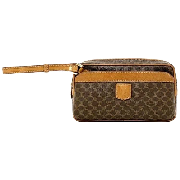 Jimmy Choo Brown Canvas Celeste