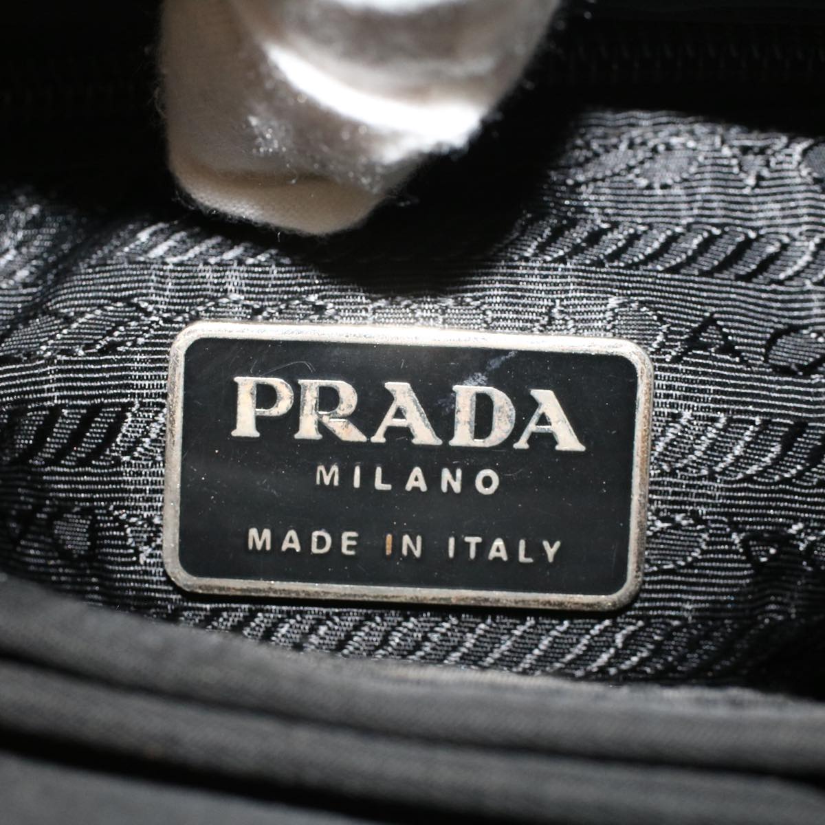 Prada Black Synthetic Handbag