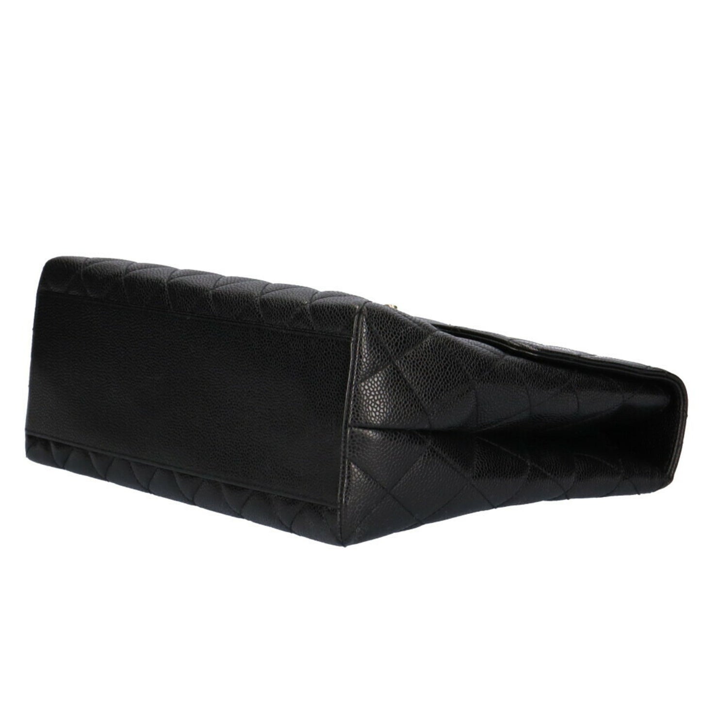 Chanel Black Leather Coco Mark