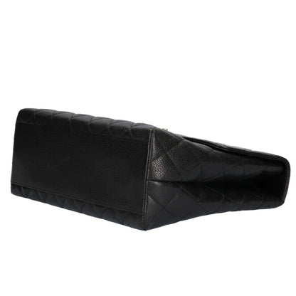 Chanel Black Leather Coco Mark