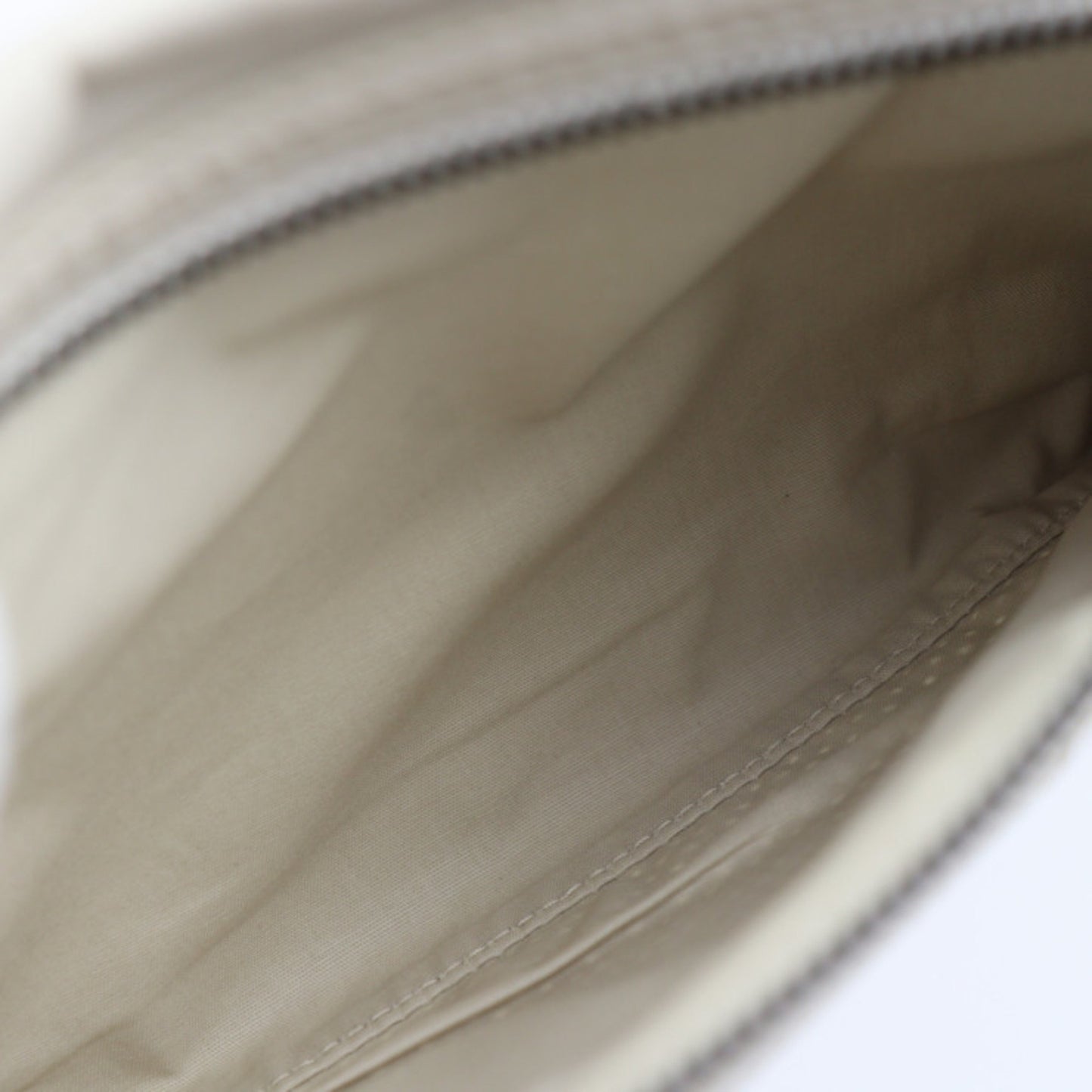 Bottega Veneta White Leather Clutch