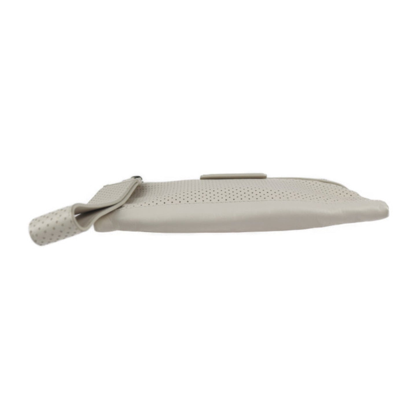 Bottega Veneta White Leather Clutch