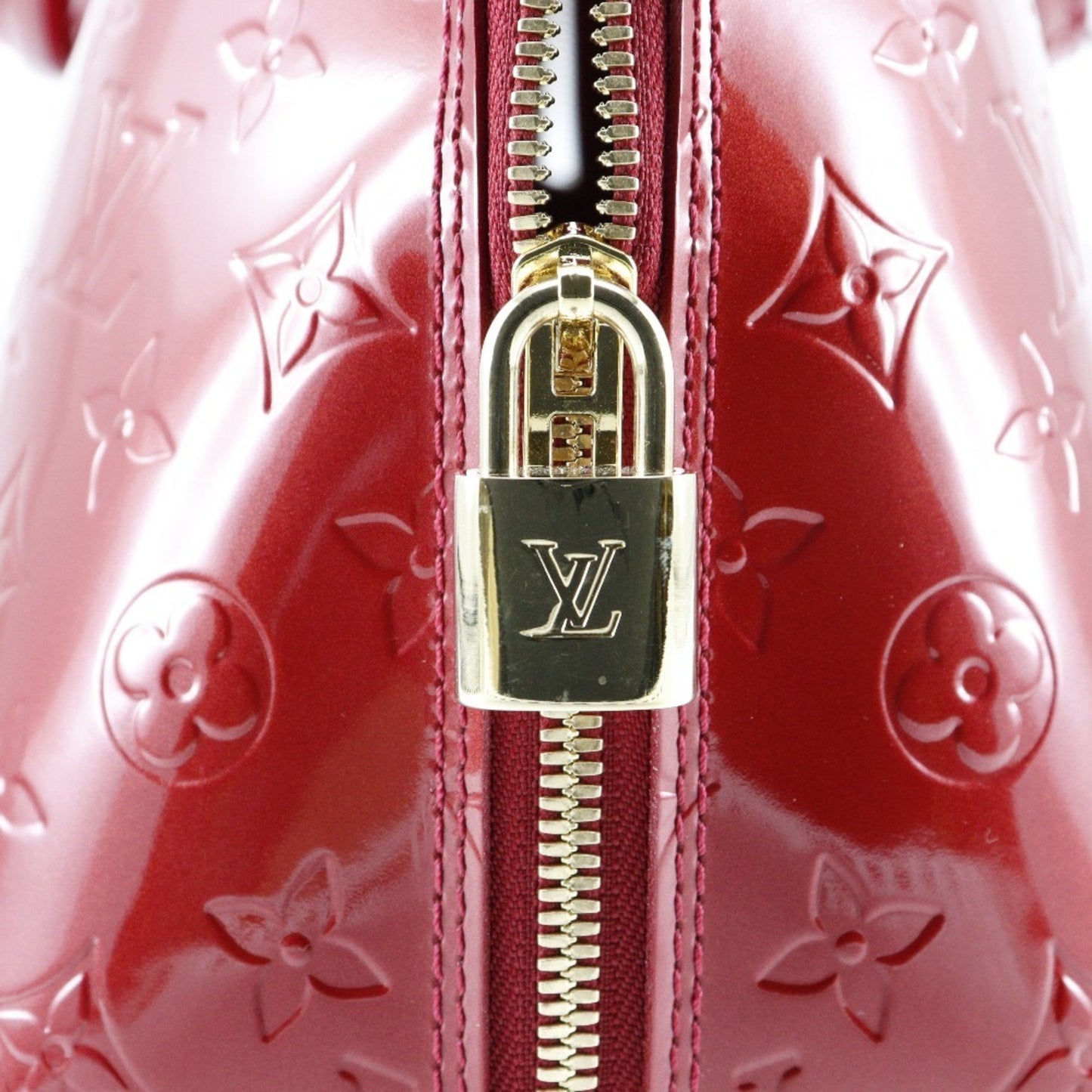 Louis Vuitton Red Patent Leather Alma