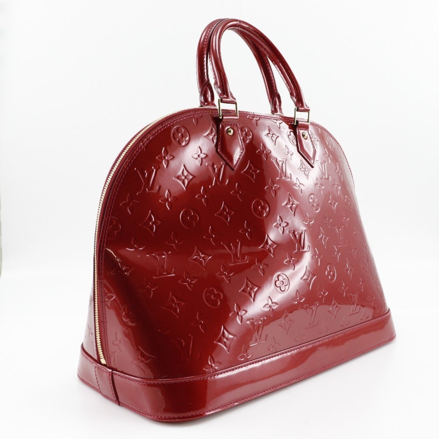 Louis Vuitton Red Patent Leather Alma
