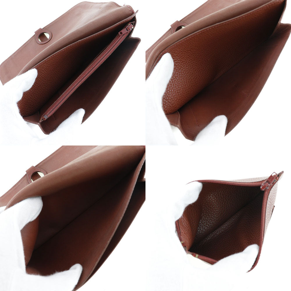 Hermès Red Leather Dogon