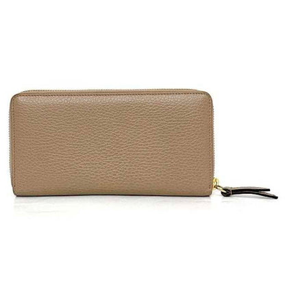 Gucci Pink Leather Zip Around