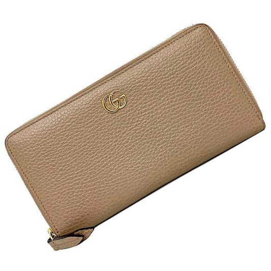Gucci Pink Leather Zip Around