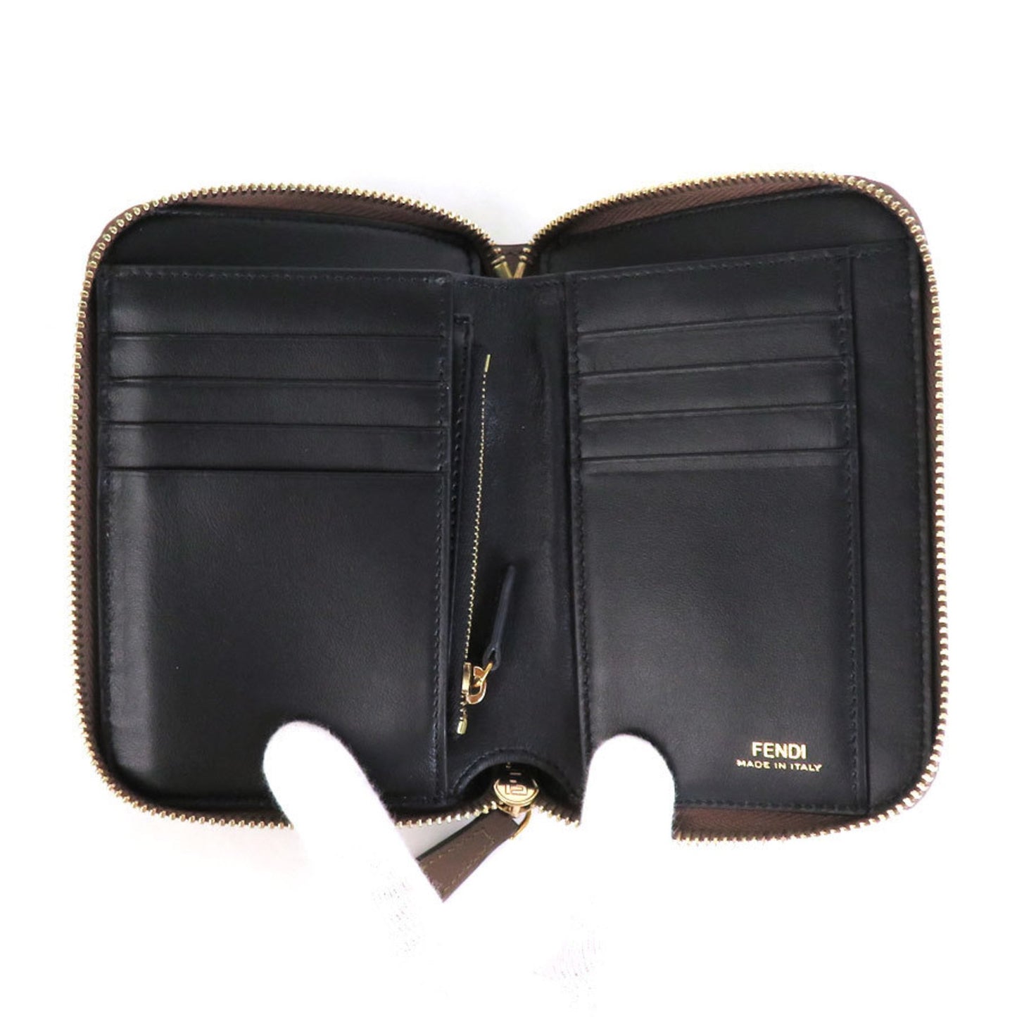 Fendi Brown Leather Wallet