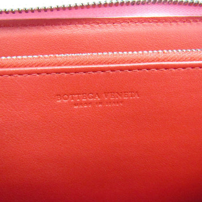 Bottega Veneta Pink Leather Intrecciato