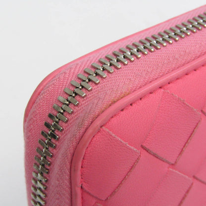 Bottega Veneta Pink Leather Intrecciato