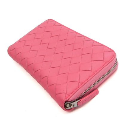 Bottega Veneta Pink Leather Intrecciato