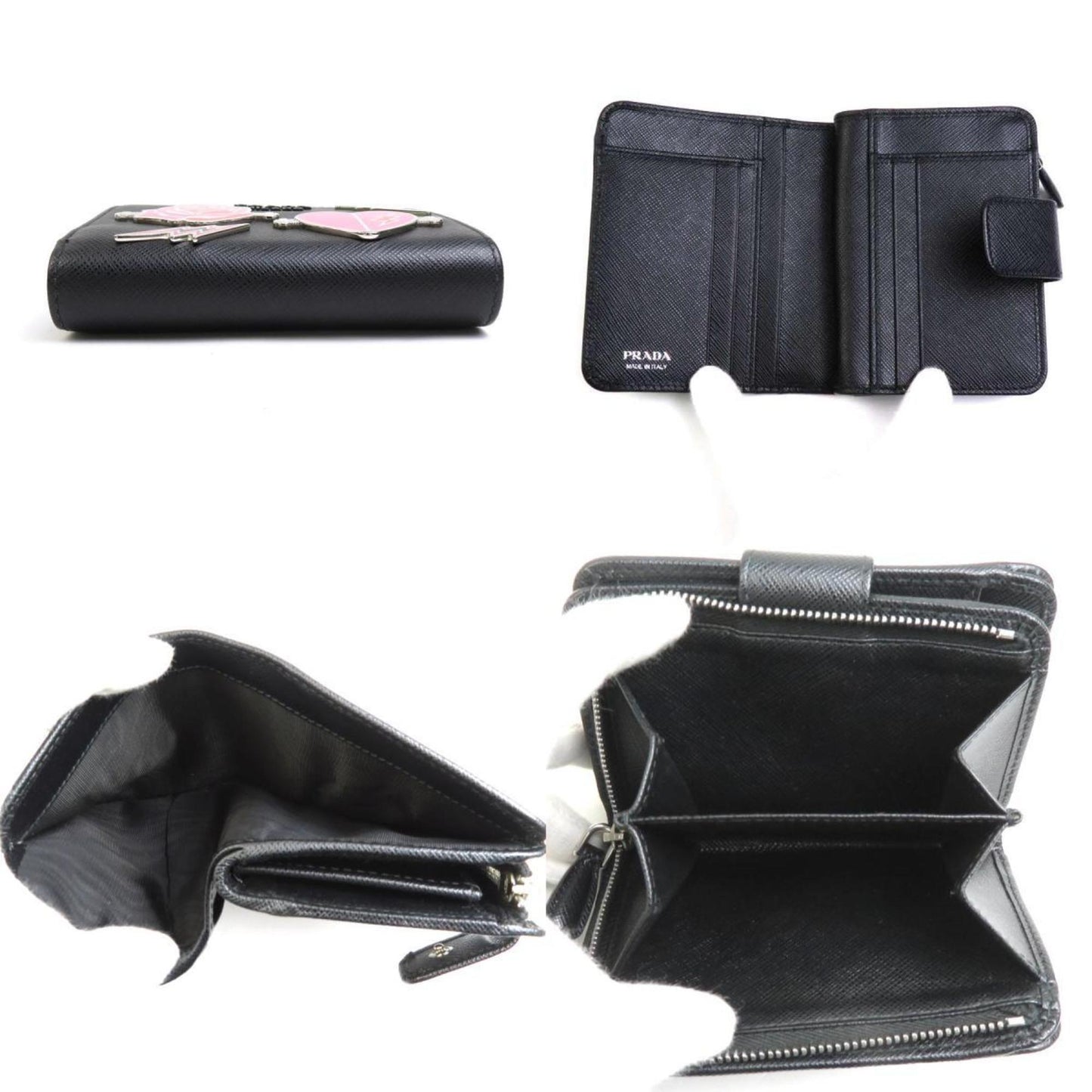 Prada Black Leather Saffiano