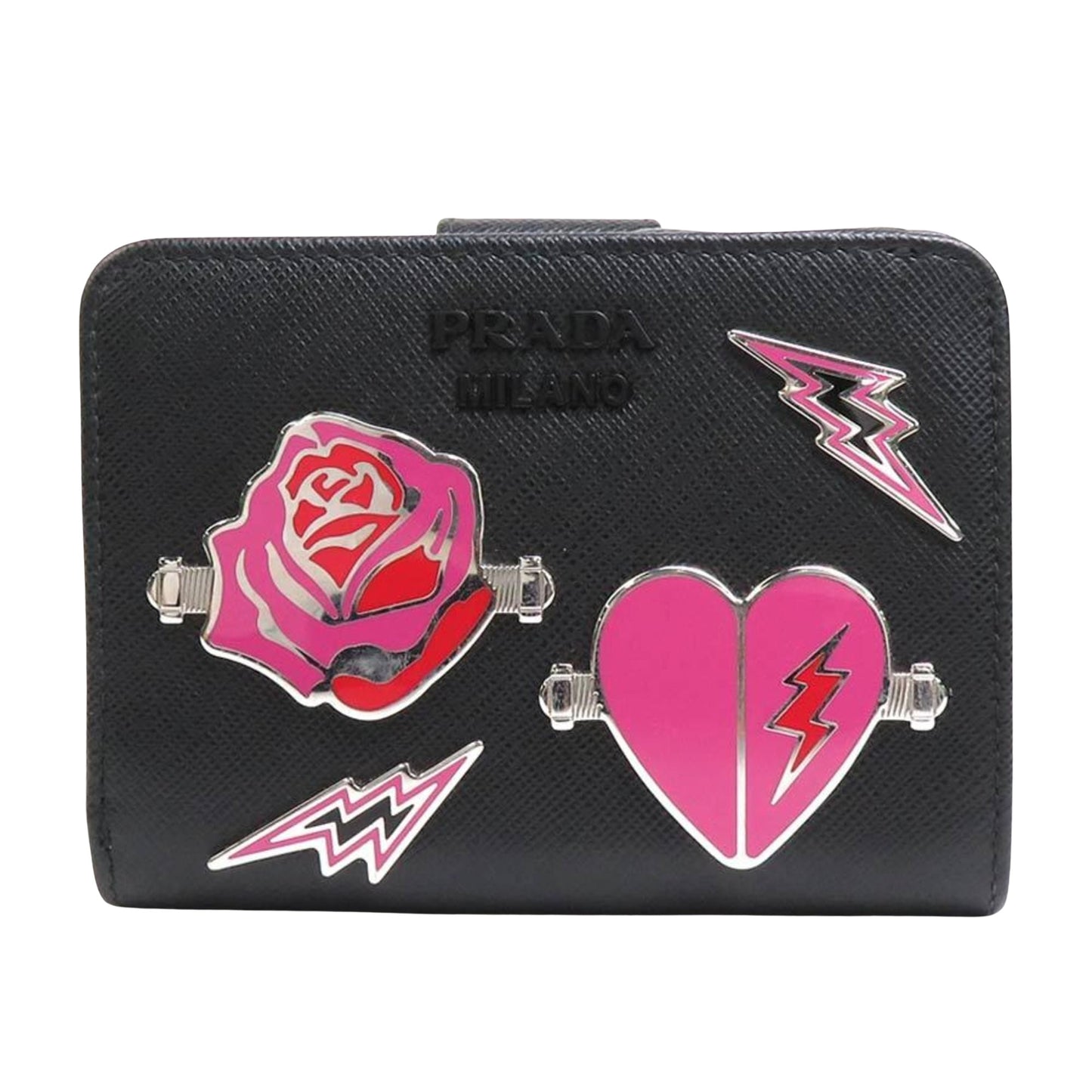 Prada Black Leather Saffiano