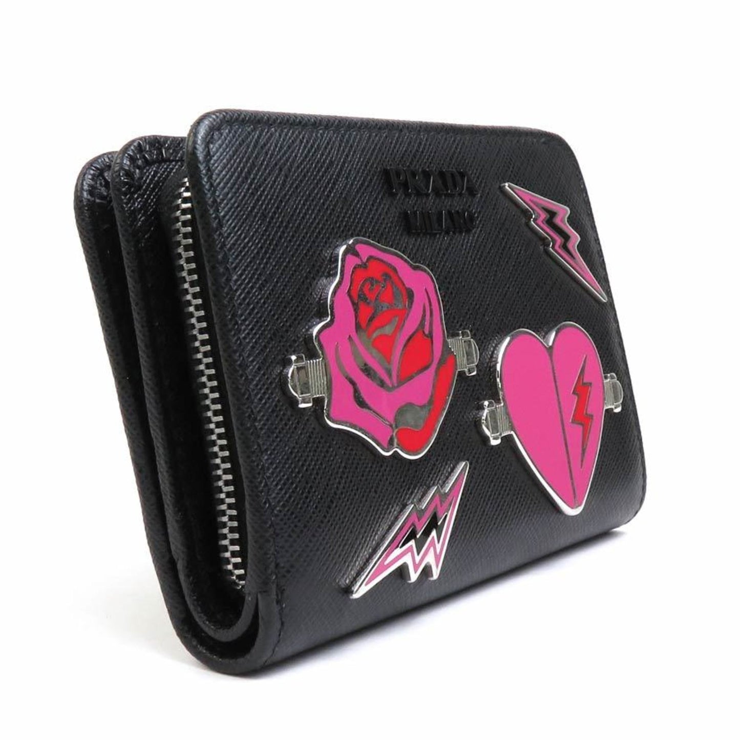 Prada Black Leather Saffiano