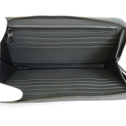 Bottega Veneta Gray Leather Intrecciato