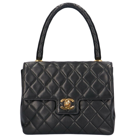 Chanel Black Leather Matelassé