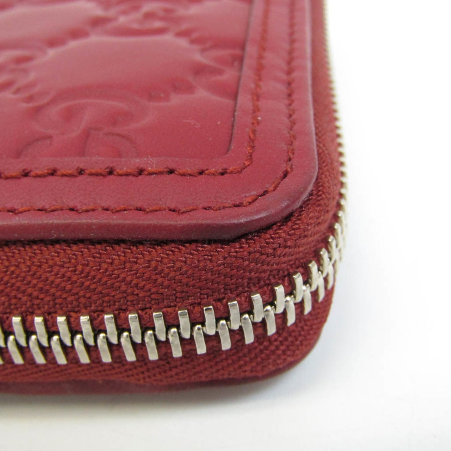 Gucci Red Leather Guccissima
