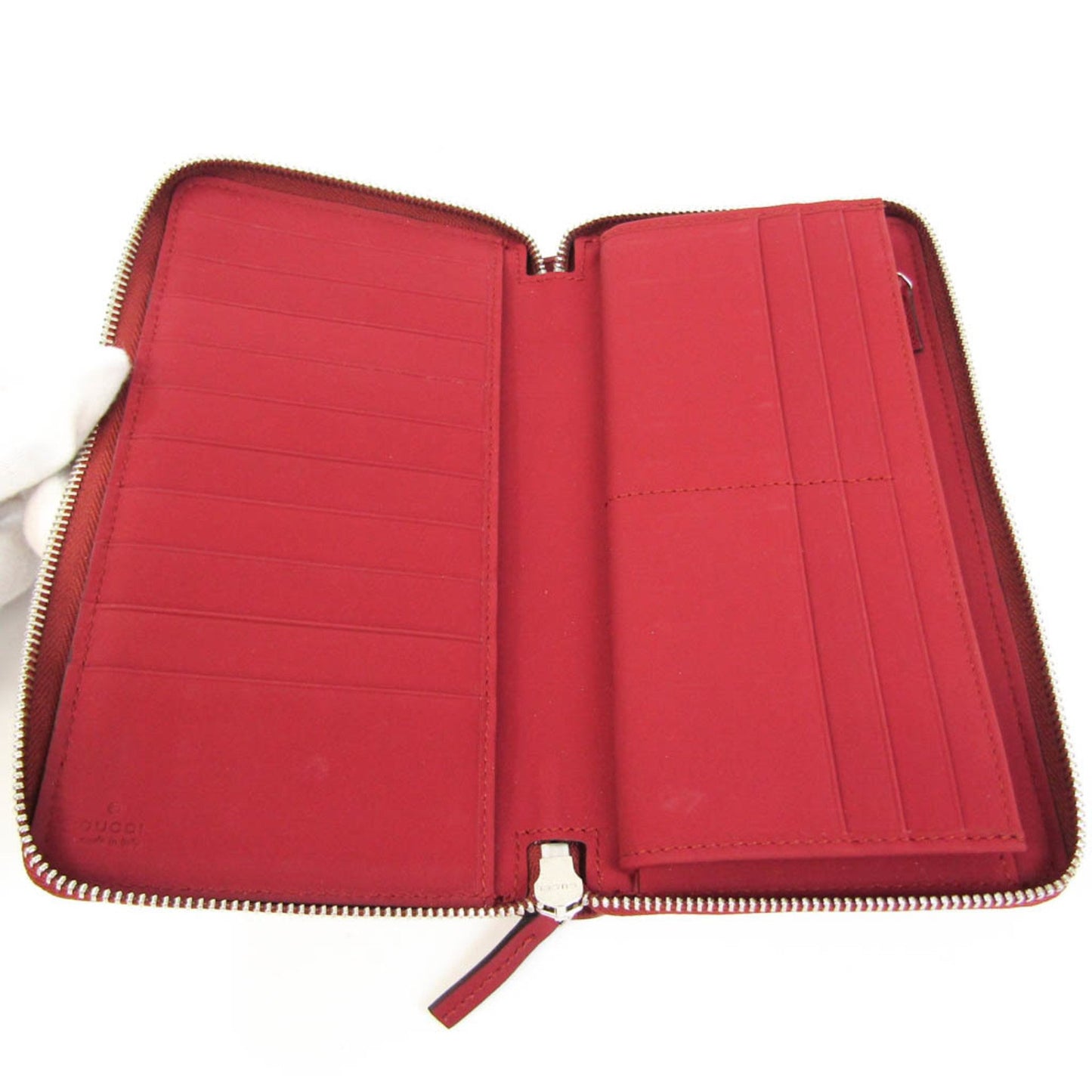 Gucci Red Leather Guccissima