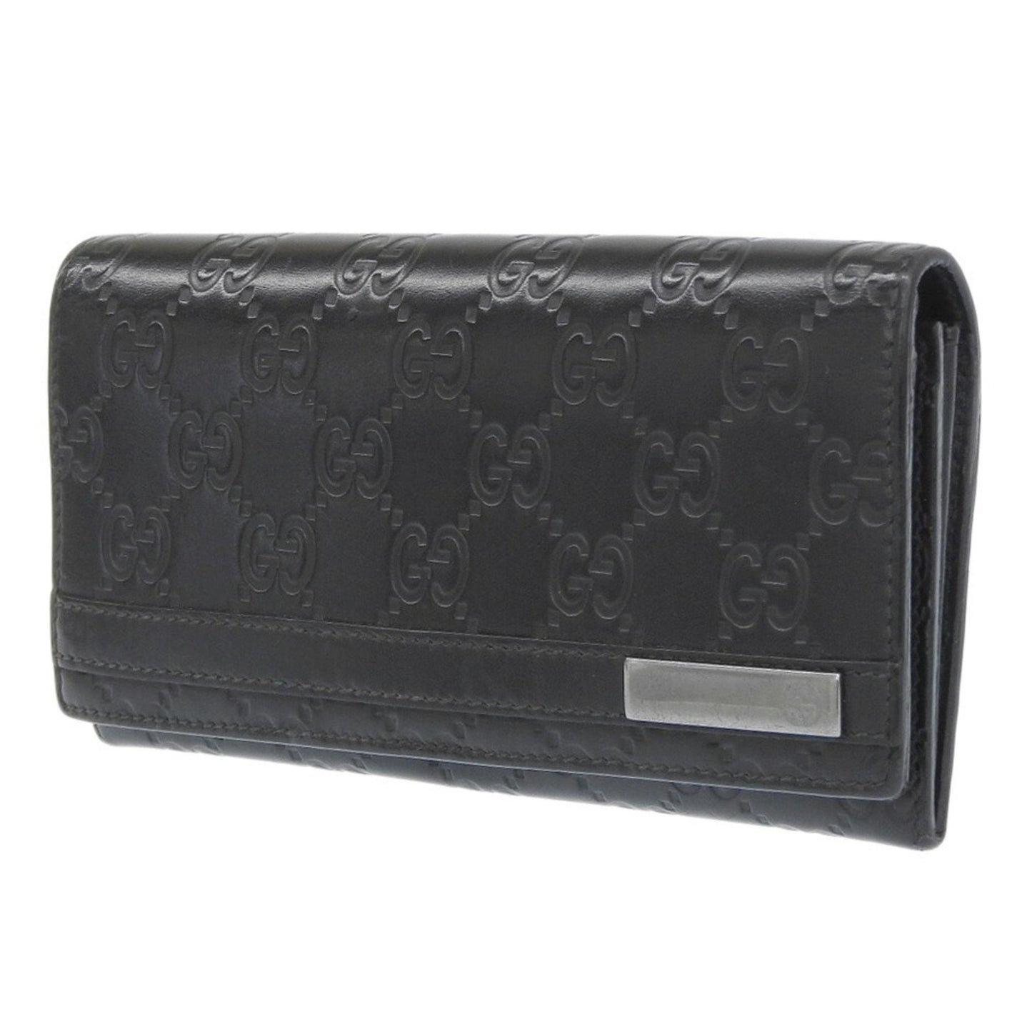 Gucci Black Leather Guccissima